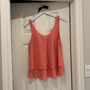 Tiered Salmon Blouse